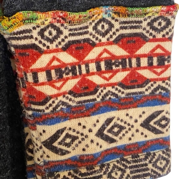 ADORE Knit Dress Aztec Coastal Cowgirl Patchwork Long Sleeve Southwest Large - Picture 8 of 12